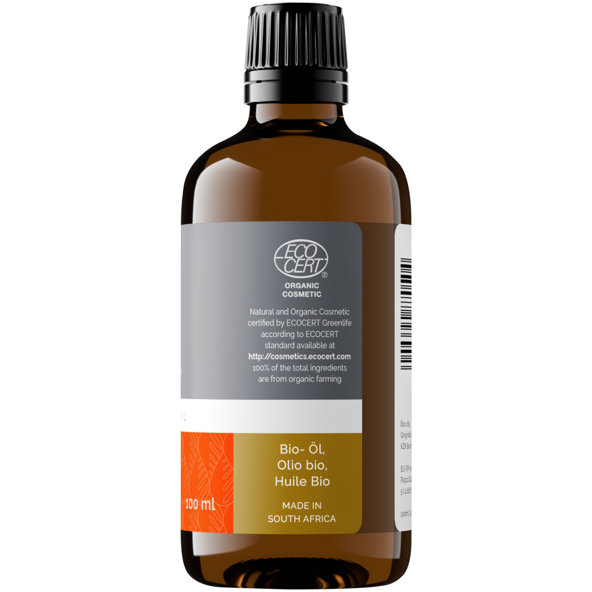 Organic Sesame Seed Oil (Sesame Inidcum Linn) 100ml